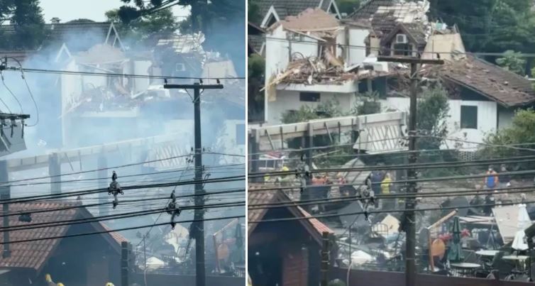 Photo of Brazil Plane Crash: घर की चिमनी से भिड़ा विमान, फिर दुकान पर जा गिरा