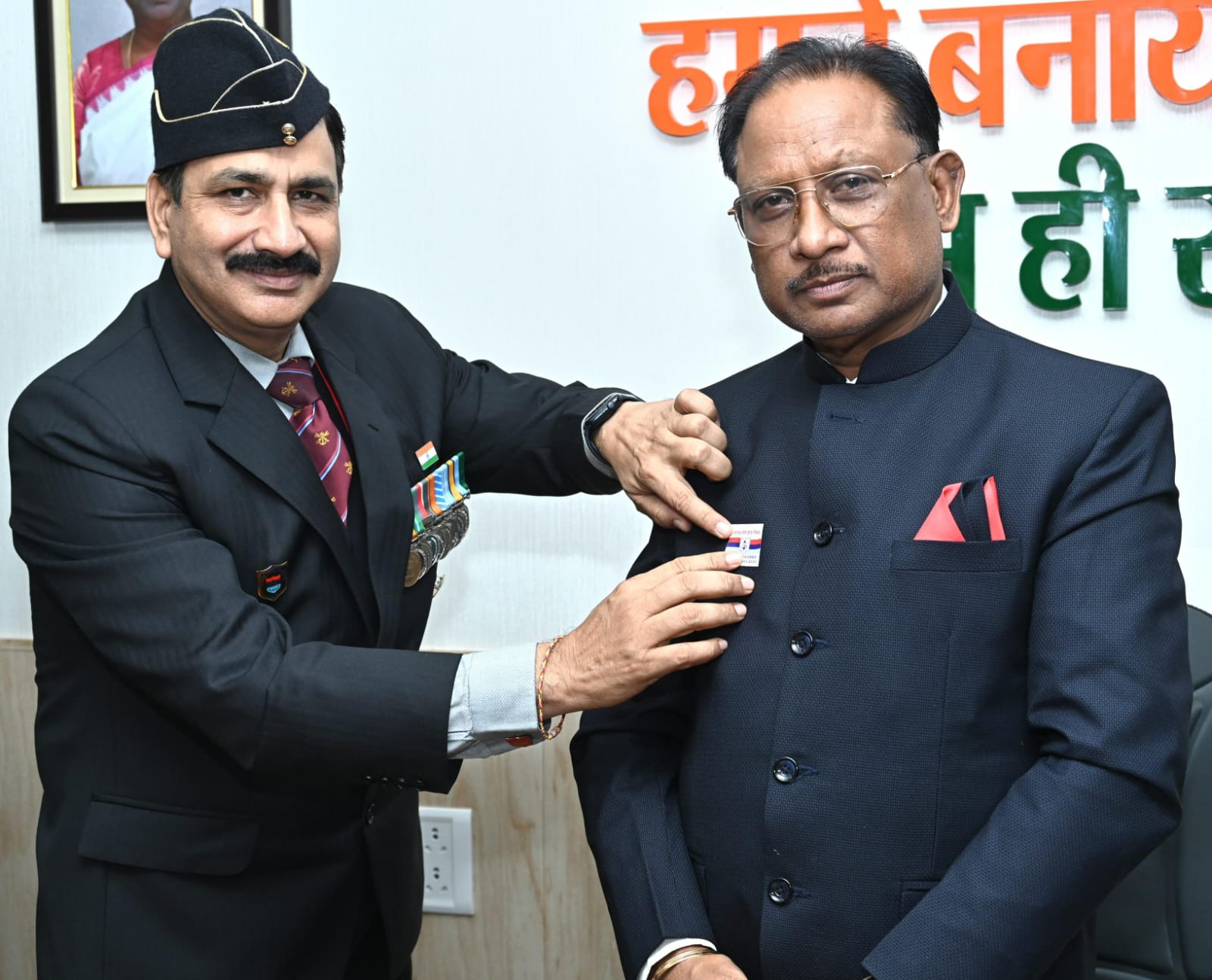 Photo of सैनिकों के शौर्य और बलिदानों के कारण ही हम स्वतंत्र और सुरक्षित – साय