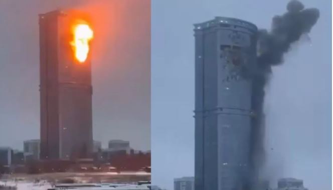 Photo of  रूस में 9/11 जैसा हमला, कजान में तीन इमारतों से टकराया ड्रोन
