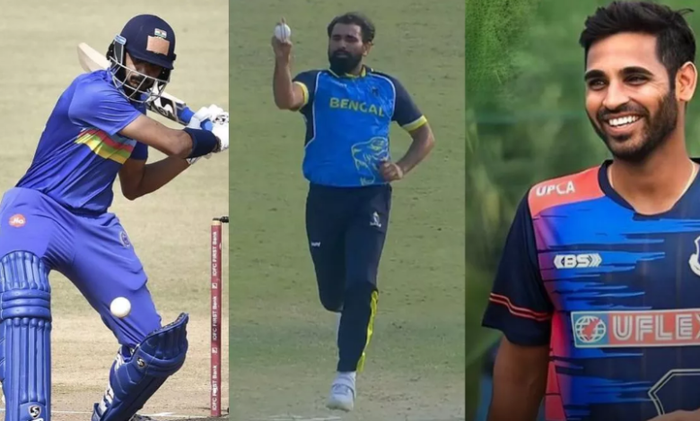 Photo of शमी के 3 विकेट तो भुवी की हैट्रिक, रहाणे शतक से चूके; अक्षर का ऑलराउंड प्रदर्शन