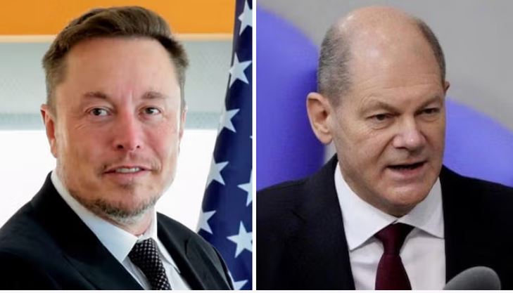 Photo of जर्मन चांसलर ओलाफ शोल्ज के विरोध में उतरे मस्क