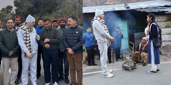 Photo of जौनसार बावर के दो दिवसीय दौरे पर मुख्यमंत्री, मॉर्निंग वॉक के साथ लोगों से की मुलाकात