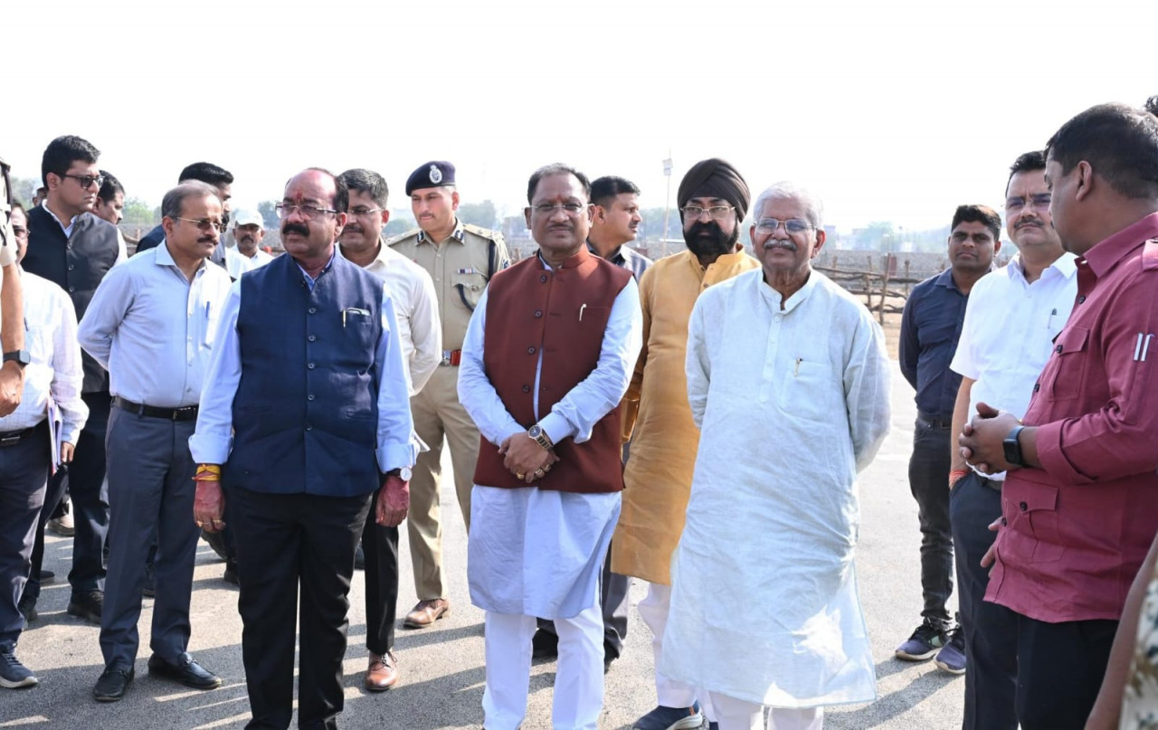 Photo of साय ने मौके पर जाकर प्रधानमंत्री मोदी के जनसभा की तैयारियों की समीक्षा की