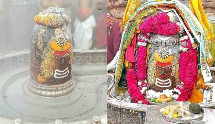 Photo of मस्तक पर चंद्र और त्रिपुंड लगाकर सजे बाबा महाकाल, भस्म रमाकर भक्तों को दिए दर्शन