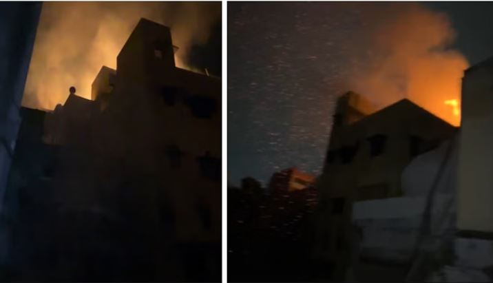 Photo of ग्वालियर में मल्टी और धागा कारखाने में लगी भीषण आग, पांच सिलेंडर फटे