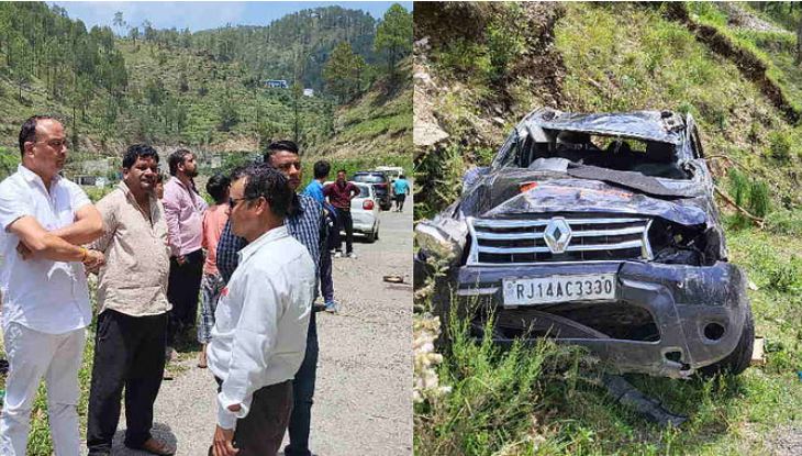 Photo of कोटद्वार: शादी में शामिल होने जयपुर से आ रही कार हुई हादसे का शिकार