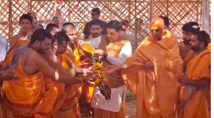 Photo of मध्य प्रदेश: आचार्य शंकर प्राकट्य उत्सव के लिए एकात्म धाम पहुंचे सीएम मोहन यादव