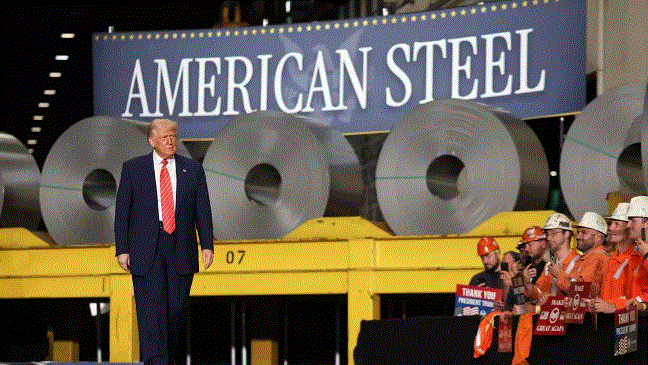 Photo of स्टील, एल्युमिनियम पर आज से लागू होगा 50 फीसदी टैरिफ, ट्रंप ने किया था एलान