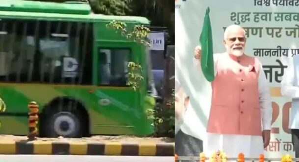 Photo of विश्व पर्यावरण दिवस पर पीएम मोदी ने दिल्ली को दी सौगात, 200 इलेक्ट्रिक बसों को दिखाई हरी झंडी