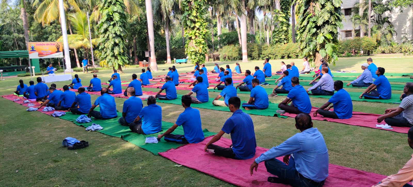 Photo of जिंदल स्टील में बड़े धूमधाम से मनाया गया अंतर्राष्ट्रीय योग दिवस