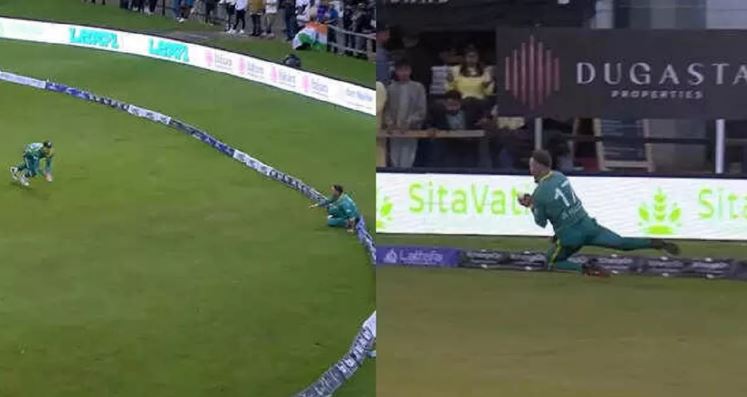 Photo of 41 की उम्र में Ab De Villiers ने बाउंड्री पर दिखाया जबरदस्त कारनामा