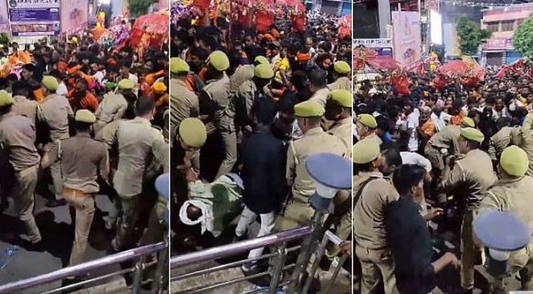 Photo of सावन का तीसरा सोमवार: गोला गोकर्णनाथ में उमड़ी भारी भीड़, धक्का-मुक्की से तीन भक्त चोटिल