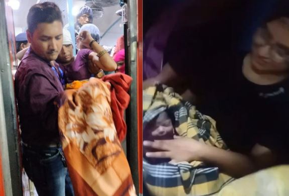 Photo of  ग्वालियर रेलवे स्टेशन पर जनरल कोच में महिला ने दिया बच्चे को जन्म