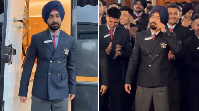 Photo of Border 2 के सेट पर मूंछों को ताव देते हुए दिखे Diljit Dosanjh