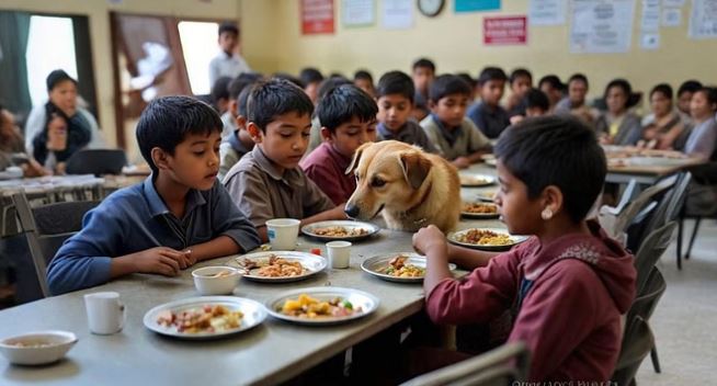 Photo of  स्कूल में बच्चों को खिलाया कुत्ते का जूठा खाना, 78 बच्चों को लगाने पड़े एंटी-रेबीज इंजेक्शन