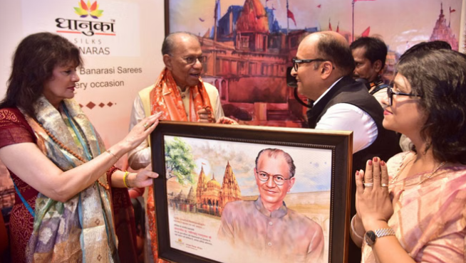 Photo of यूपी: मॉरीशस पीएम की पत्नी ने खरीदी बनारसी साड़ी