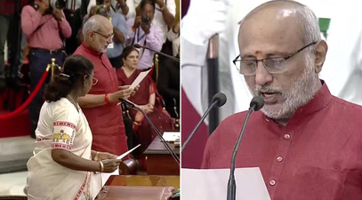 Photo of देश के 15वें उपराष्ट्रपति बने सीपी राधाकृष्णन, राष्ट्रपति मुर्मु ने दिलाई शपथ