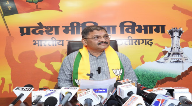 Photo of छत्तीसगढ:  सांसद संतोष पांडेय बोले, विकास की पक्षधर नहीं है कांग्रेस