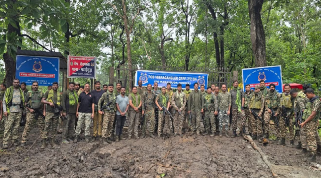 Photo of छत्तीसगढ़: नक्सलगढ़ वीरागंगलेर में गढ़ा गया नया सुरक्षा किला