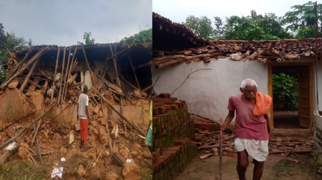 Photo of छत्तीसगढ़: हाथियों के हमले से दहला गांव, दो मकान तोड़े, फसल चौपट, वन विभाग सतर्क