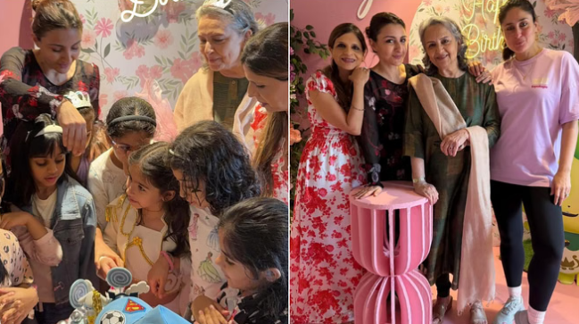 Photo of सोहा अली खान ने दिखाई बेटी इनाया के जन्मदिन के जश्न की झलक