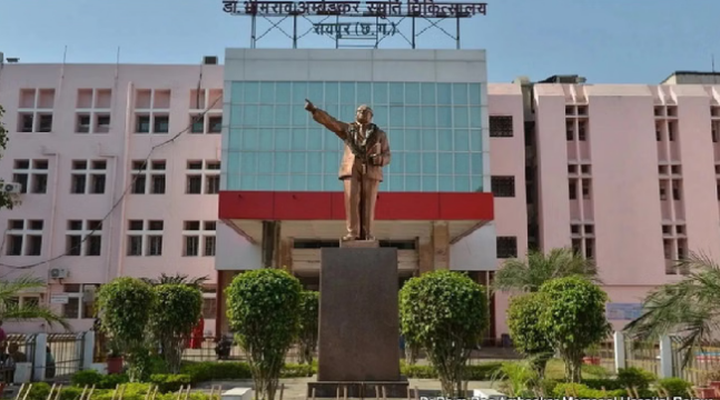 Photo of छत्तीसगढ़ के सबसे बड़े अंबेडकर अस्पताल में पॉलीथिन में मिला नवजात का शव