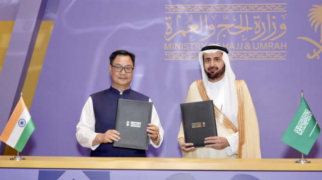 Photo of भारत-सऊदी अरब के बीच हज समझौते पर हस्ताक्षर