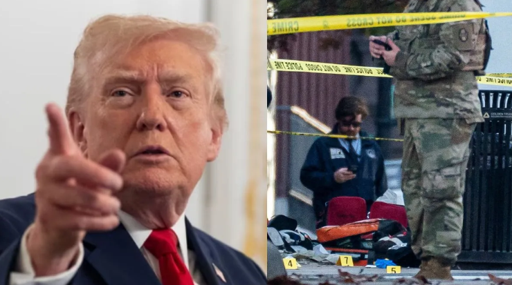 Photo of व्हाइट हाउस के पास आतंकी हमले के बाद ट्रंप का एलान