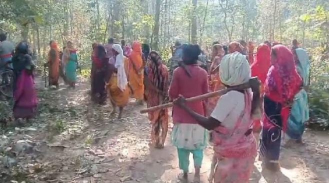 Photo of कोरबा: कूप कटिंग को लेकर ग्रामीण और वन अमला आमने-सामने