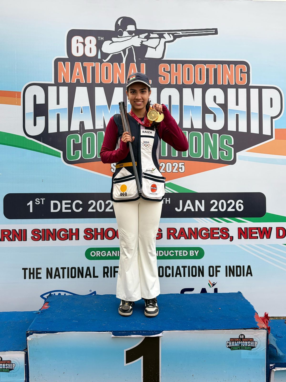 Photo of 68वीं राष्ट्रीय शॉटगन शूटिंग चैंपियनशिप में जिंदल स्टील समर्थित खिलाड़ियों का शानदार प्रदर्शन