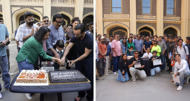 Photo of ‘हैवान’ की शूटिंग हुई खत्म, सैफ अली खान ने काटा केक