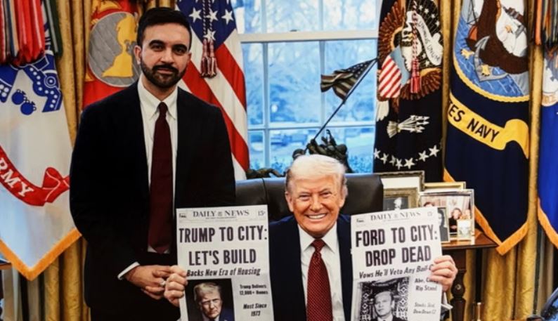 Photo of  न्यूयॉर्क के मेयर ममदानी ने राष्ट्रपति ट्रंप से की मुलाकात