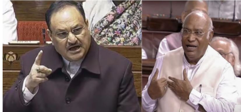 Photo of ‘अपनी पार्टी को अबोध बालक का बंधक मत बनाइए’, राज्यसभा में खरगे से बोले जेपी नड्डा