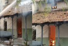 Photo of बलौदाबाजार तहसील कार्यालय में भीषण आग, पुरानी इमारत से उठी लपटों से मची अफरा-तफरी