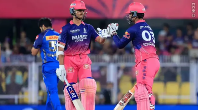 यशस्वी-वैभव सूर्यवंशी के तूफान के दम पर राजस्थान ने लगाई जीत की हैट्रिक
