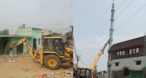 संभल में दूसरे दिन भी चला बुलडोजर: जुमे की नमाज से पहले जमींदोज की अवैध मस्जिद