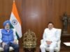 केंद्रीय पेट्रोलियम मंत्री से मिले मुख्यमंत्री पुष्कर सिंह धामी…