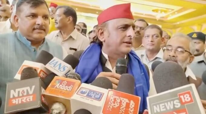 अखिलेश का भाजपा पर तीखा हमला, मजदूरों, आरक्षण और संविधान पर उठाए सवाल