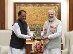 प्रधानमंत्री मोदी के 12 वर्ष पूर्ण होने पर मुख्यमंत्री विष्णुदेव साय ने दी बधाई