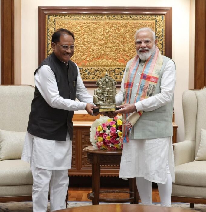 बस्तर के समग्र विकास को गति देगा ‘रोडमैप 2.0’, साय ने मोदी के सामने रखा विजन