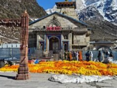 फूलों से सजने लगा बाबा केदार का धाम, आज गौरीकुंड पहुंचेगी उत्सव डोली