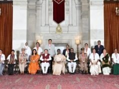 राष्ट्रपति ने 15 स्वास्थ्य योद्धाओं को दिया राष्ट्रीय फ्लोरेंस नाइटिंगेल पुरस्कार