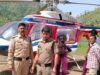 Tehri: हेलिकॉप्टर की खेतों में इमरजेंसी लैंडिंग, हाईटेंशन विद्युत लाइन के संपर्क में आया