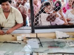 ऋषिकेश में पंजीकरण काउंटरों पर उमड़ी भारी भीड़, यात्री ने टिकट काउंटर का शीशा तोड़ा