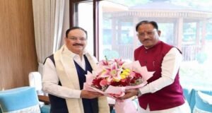 सीएम साय की JP नड्डा से मुलाकात, छत्तीसगढ़ के स्वास्थ्य और किसानों के लिए बनी बड़ी रणनीति