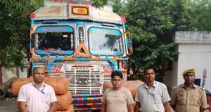 सुलतानपुर में 90 लाख रुपये का 360 किलो गांजा बरामद, अंतर्राज्यीय तस्कर गिरफ्तार