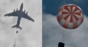 ISRO ने गगनयान क्रू मॉड्यूल के पैराशूट का किया सफल परीक्षण