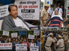 अनशन के 21वें दिन सोनम वांगचुक को पुलिस ने सफदरजंग अस्पताल पहुंचाया; जंतर-मंतर पर कार्रवाई से विवाद