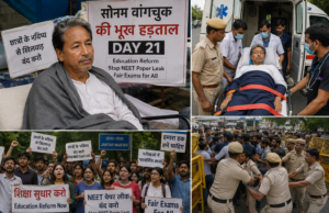 अनशन के 21वें दिन सोनम वांगचुक को पुलिस ने सफदरजंग अस्पताल पहुंचाया; जंतर-मंतर पर कार्रवाई से विवाद
