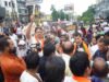 कांग्रेस के विरोध में भाजपा का प्रदर्शन, किरण देव बोले— “देश में अराजकता फैलाने की कोशिश कर रही है कांग्रेस”